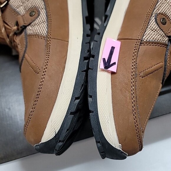 Bearpaw Bethany 1845W Leather Wool Sheepskin Brown Winter Boots Women's US 9 M - Picture 12 of 16